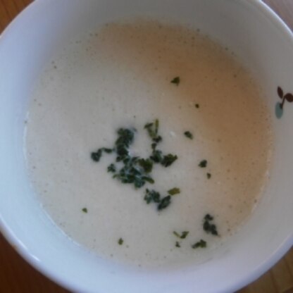 ジャガイモのスープ初めてです。滑らかな仕上がりで美味しかったです。